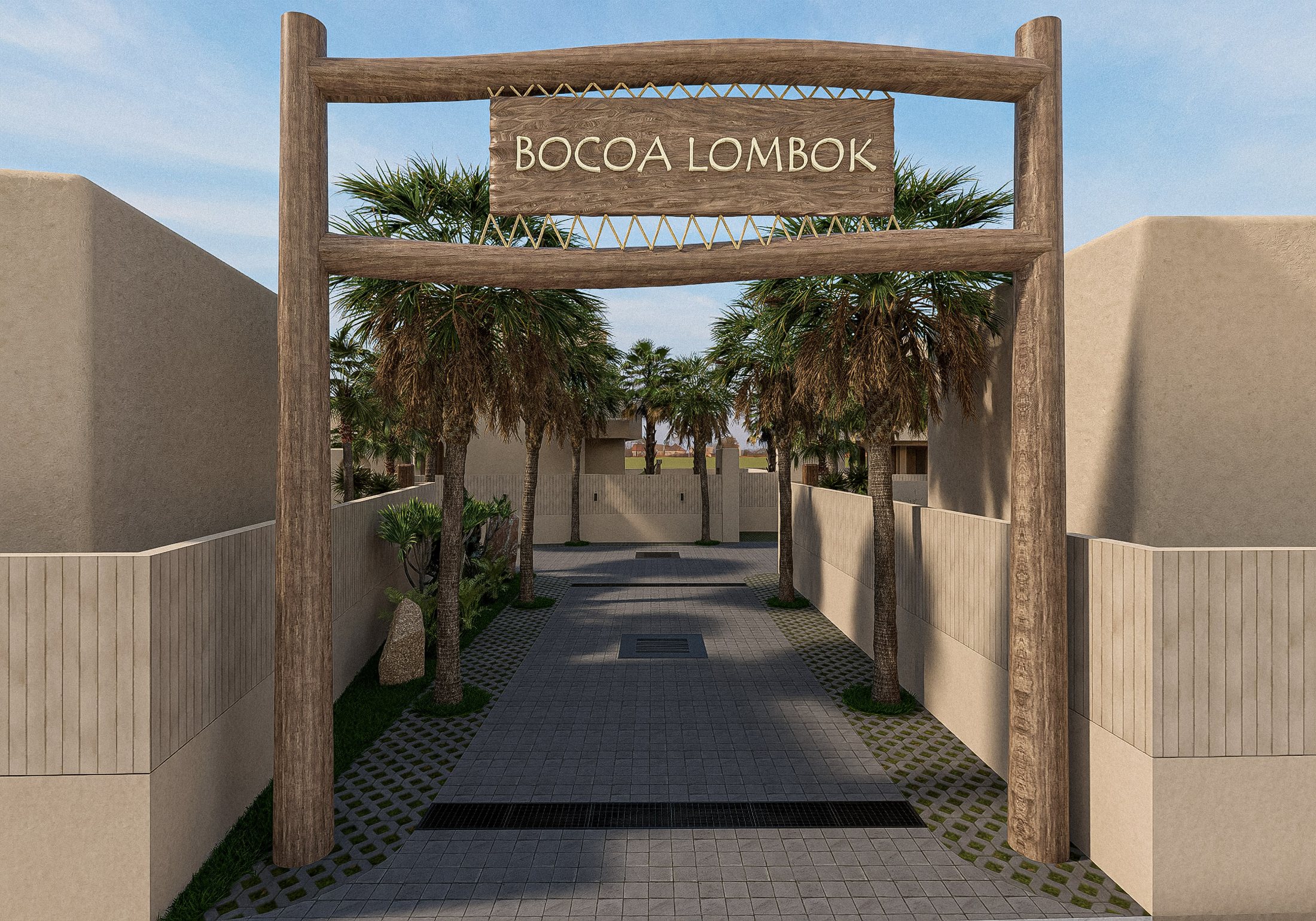 The Bocoa Lombok gate